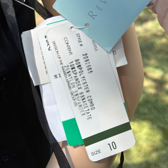 Elegant Black Evening Dress new size 10 Gala, Casino timeless black dress - Picture 7 of 8